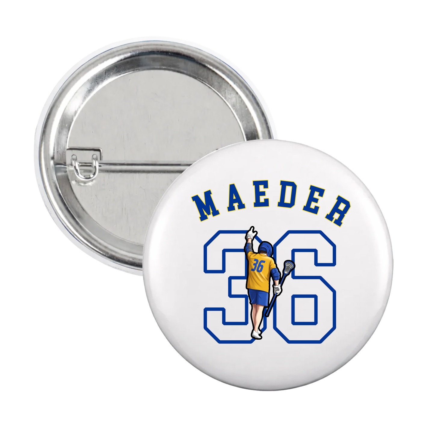 Game Day Button — Shirsey Arch in White