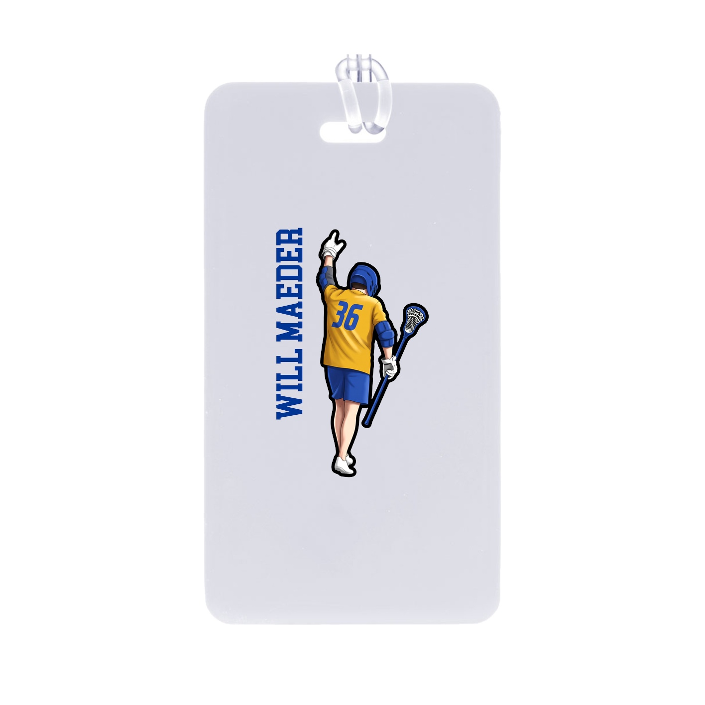 Bag Tag — Name Vertical in Classic
