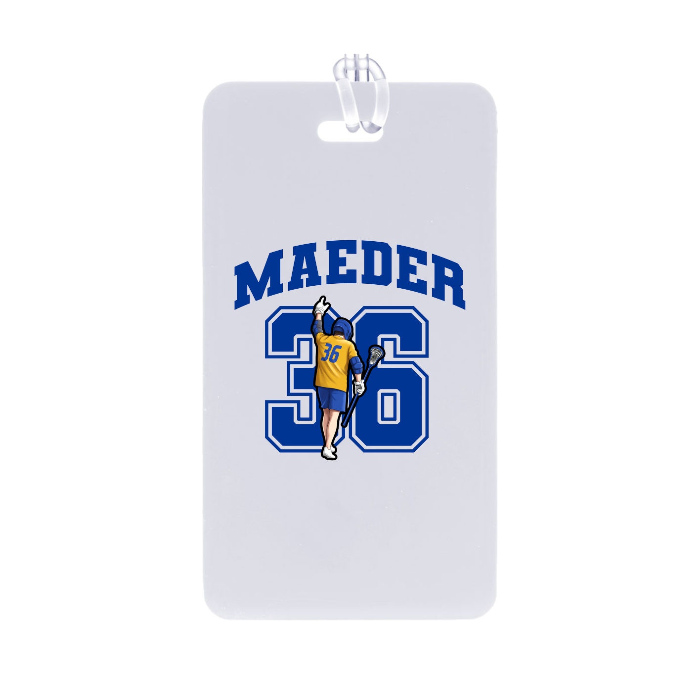 Bag Tag — Number in Classic