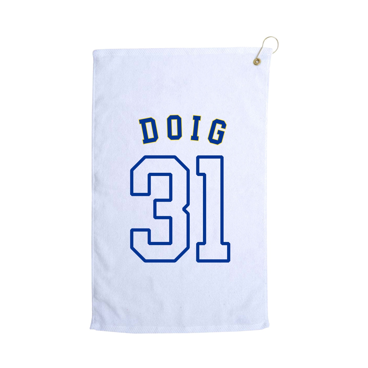 Golf Towel — Shirsey Arch in White