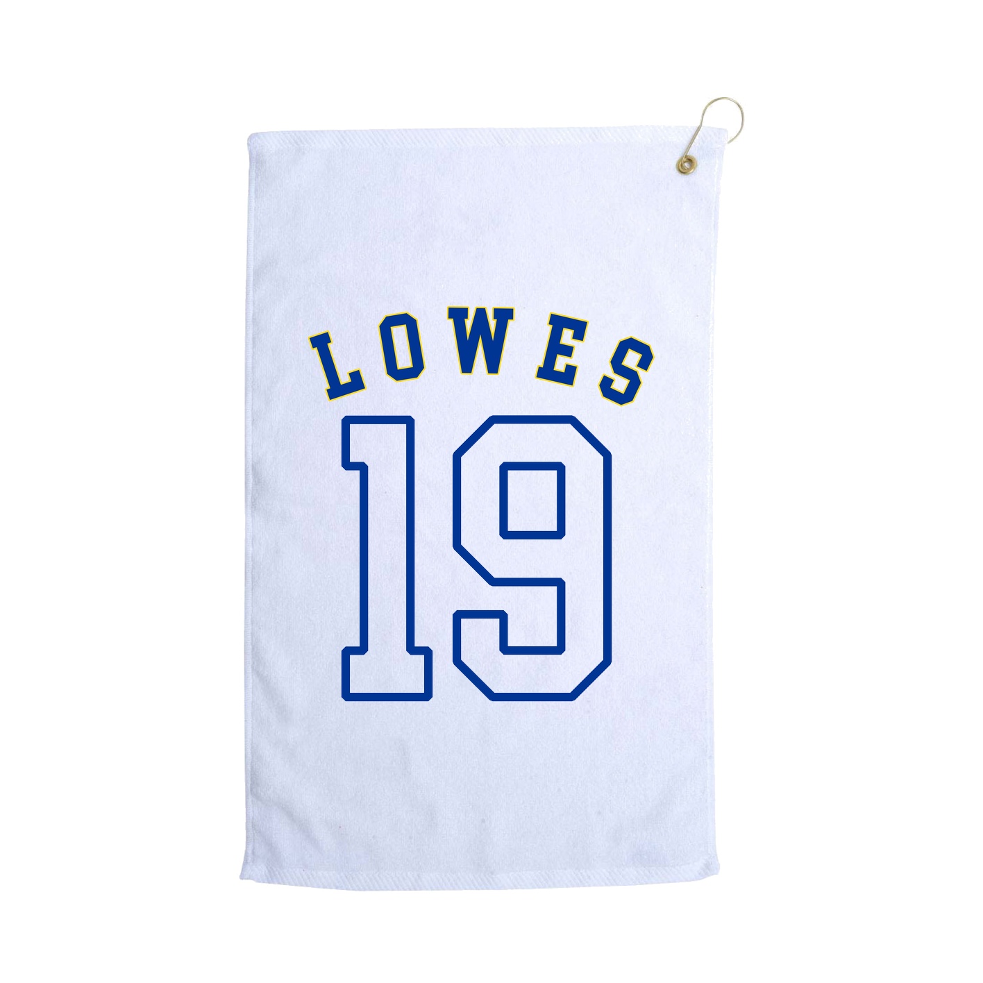 Golf Towel — Shirsey Arch in White