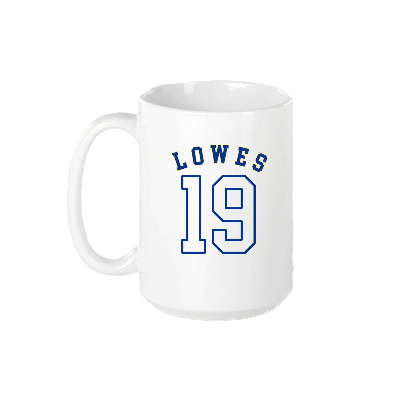 15oz Coffee Mug — Shirsey Arch in White