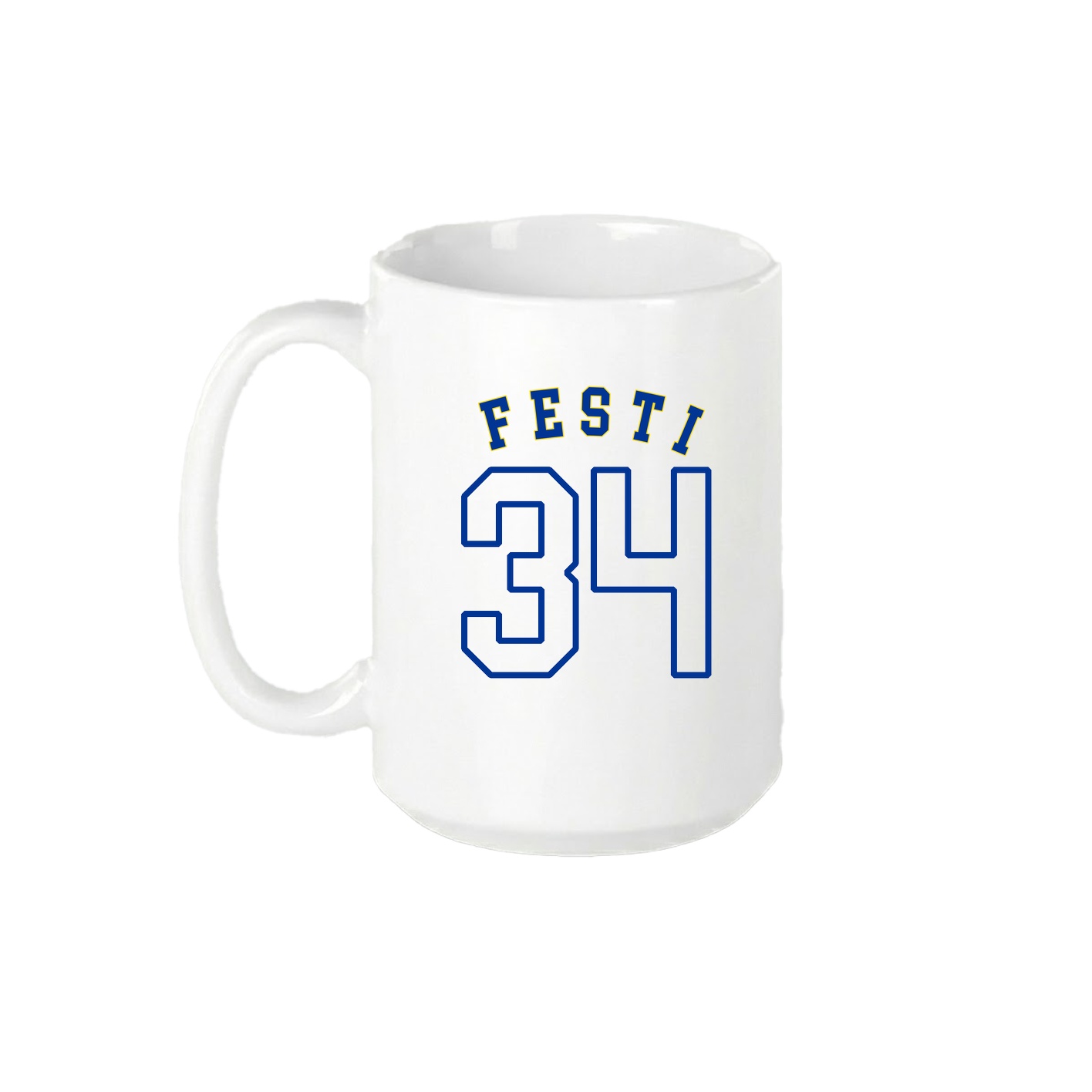 15oz Coffee Mug — Shirsey Arch in White