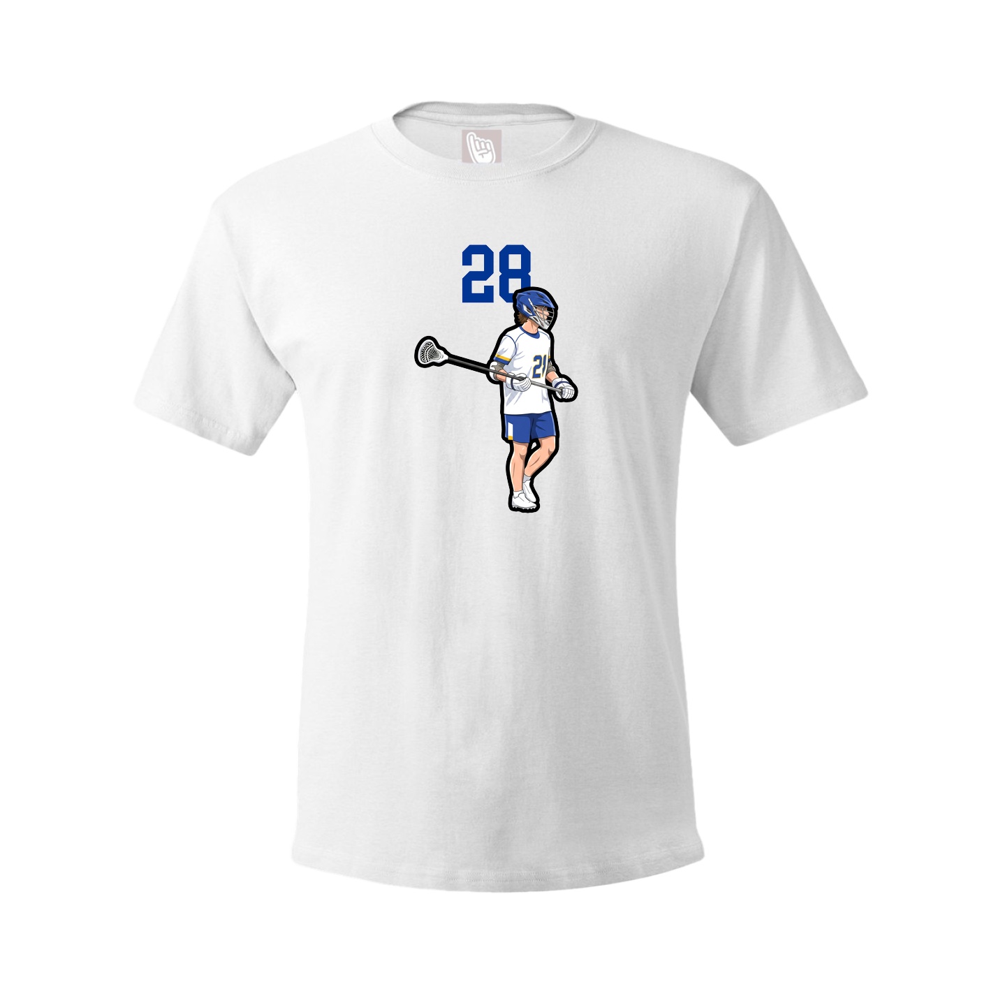 Tee — Number Top in White