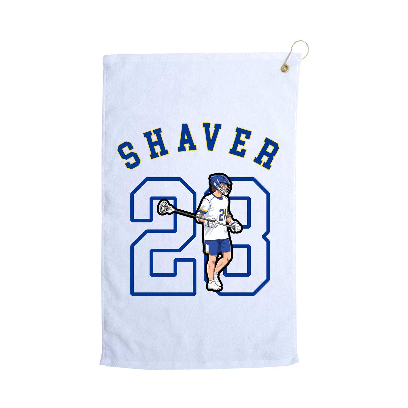 Golf Towel — Shirsey Arch in White