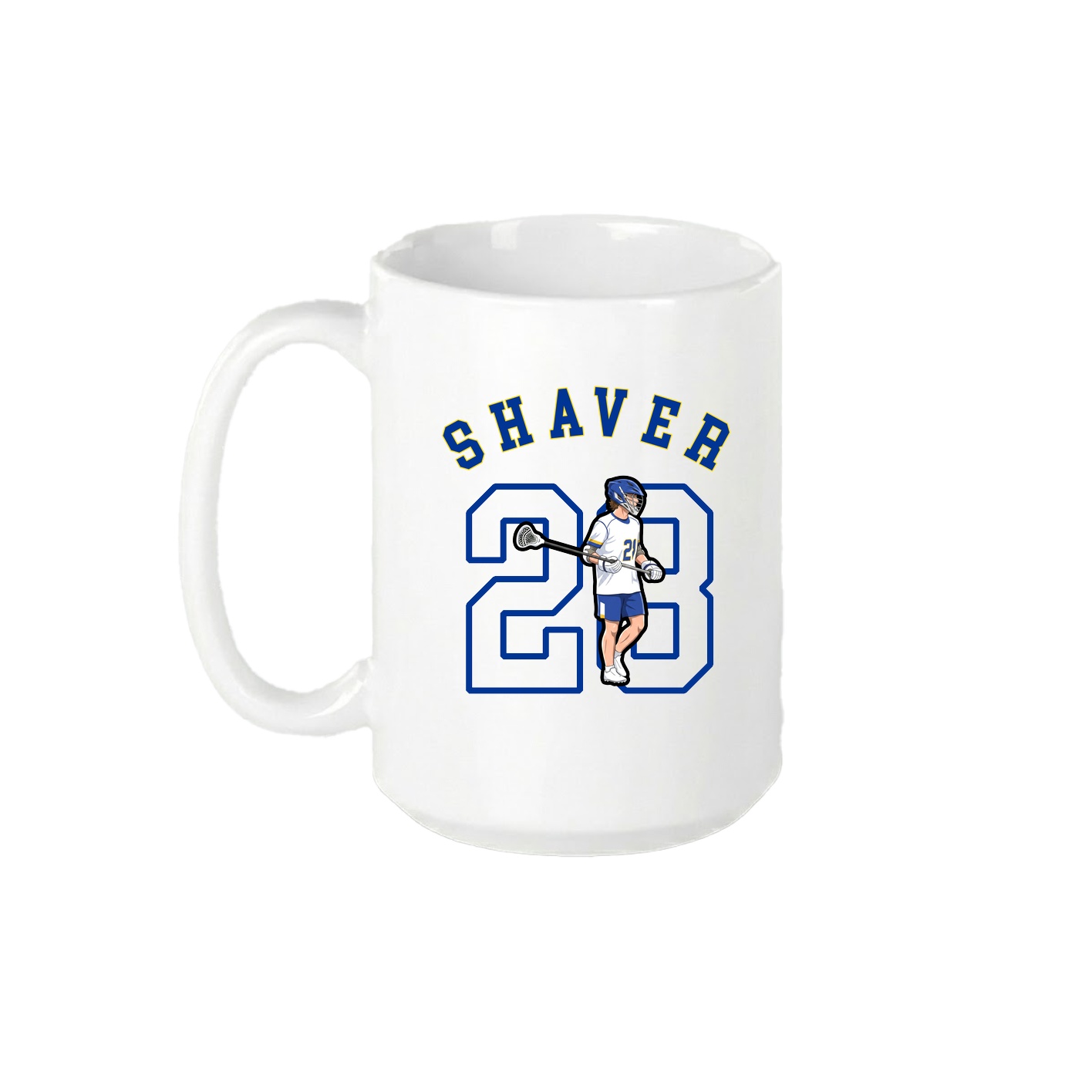 15oz Coffee Mug — Shirsey Arch in White
