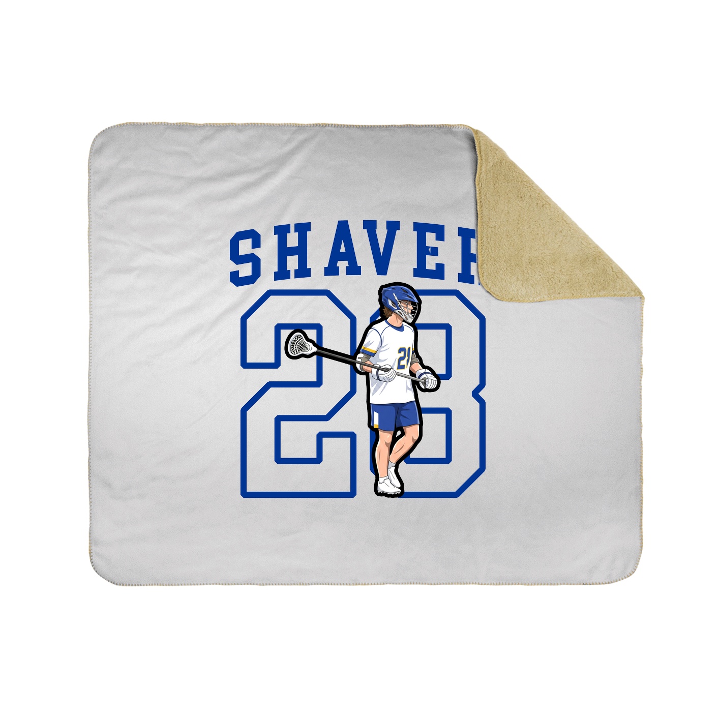 50x60 Sherpa Lined Throw Blanket