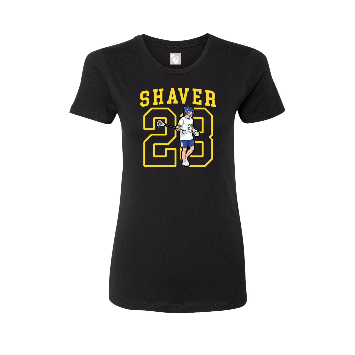 Fitted Women's Tee — Shirsey in Black
