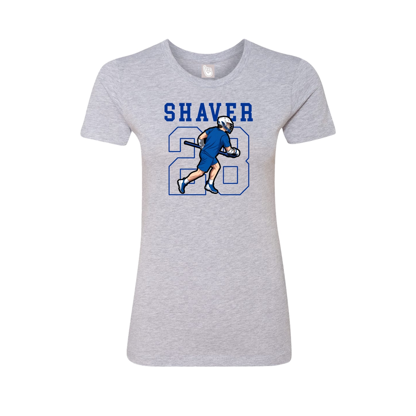 Fitted Women's Tee — Shirsey in Grey
