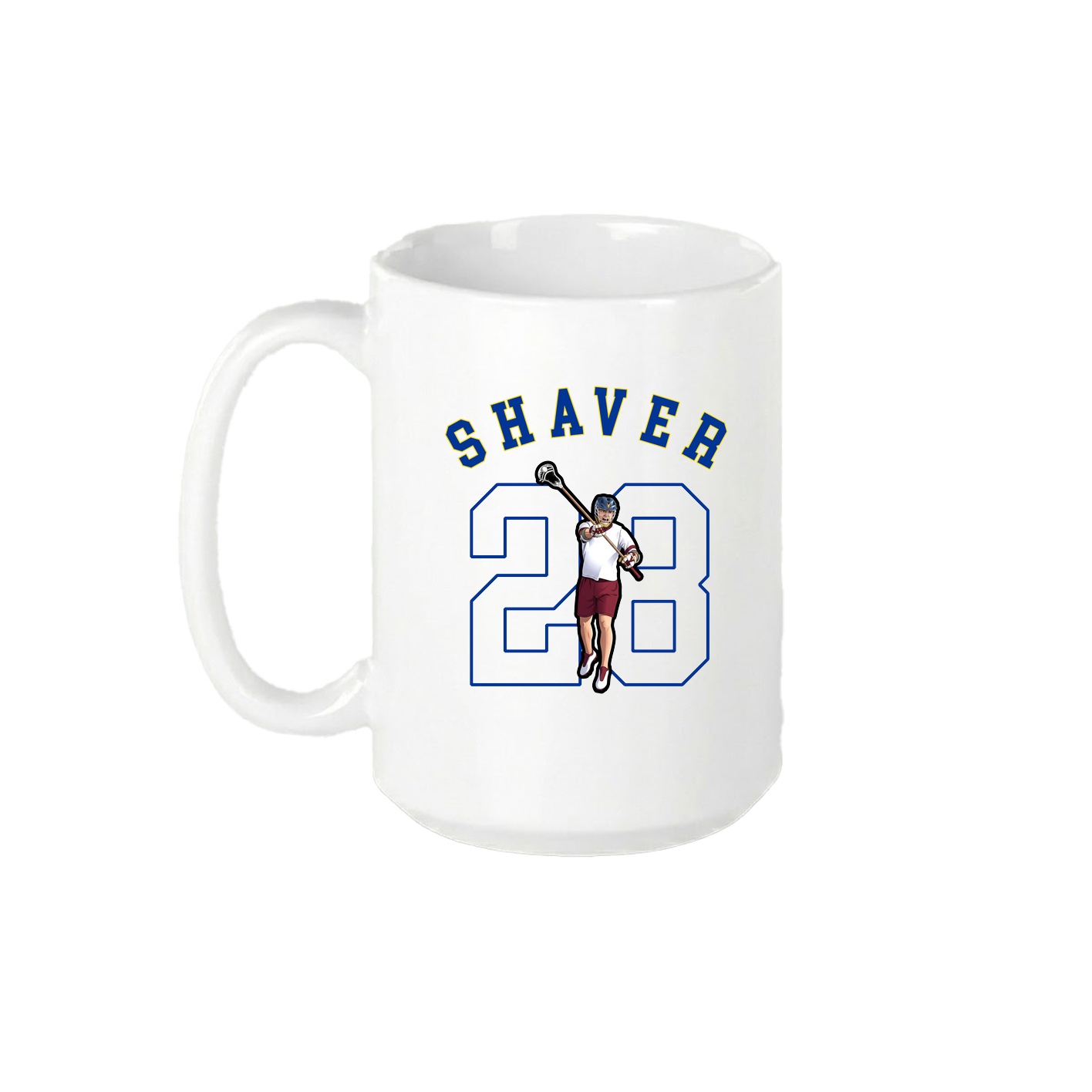 15oz Coffee Mug — Shirsey Arch in White