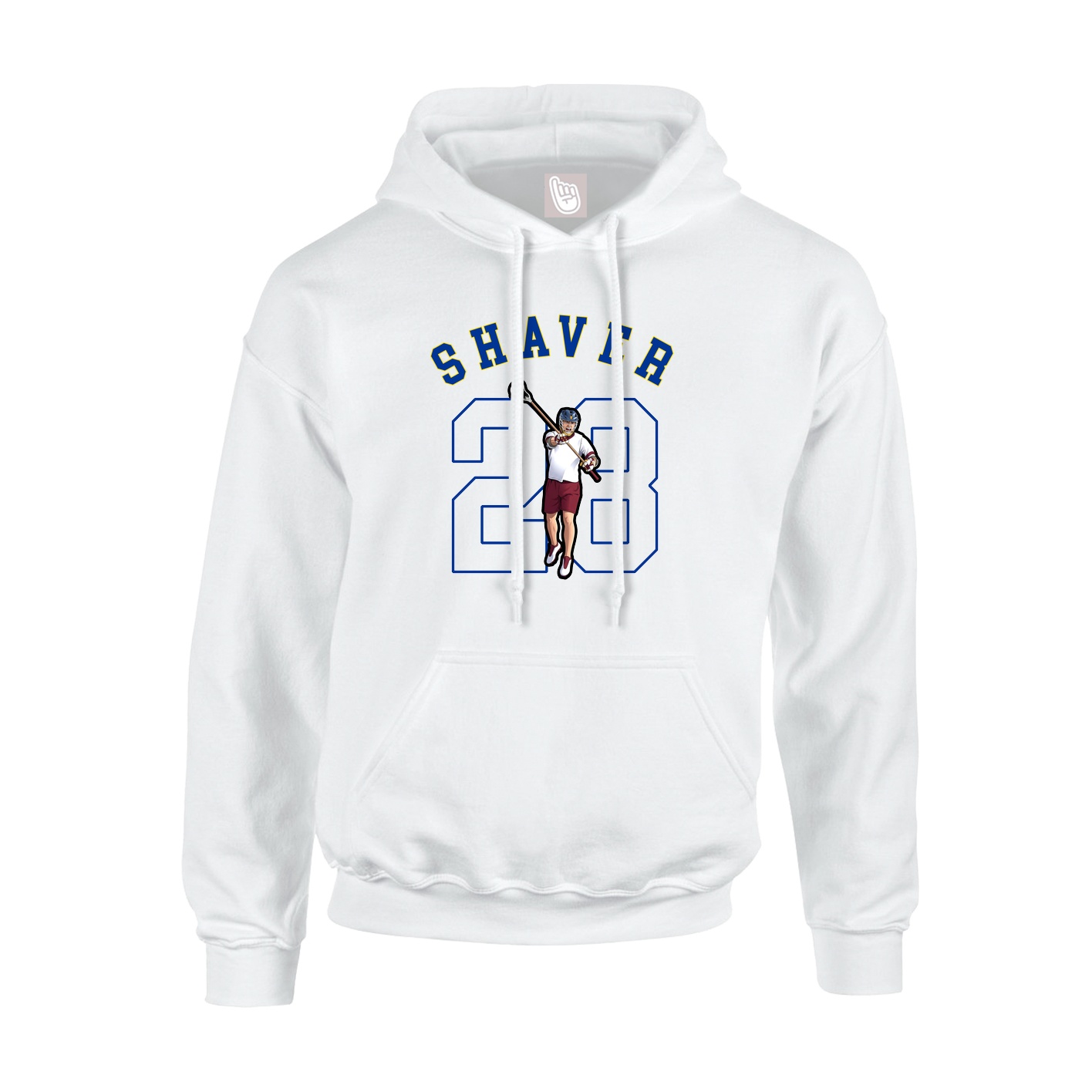 Youth Hoodie — Shirsey Arch in White