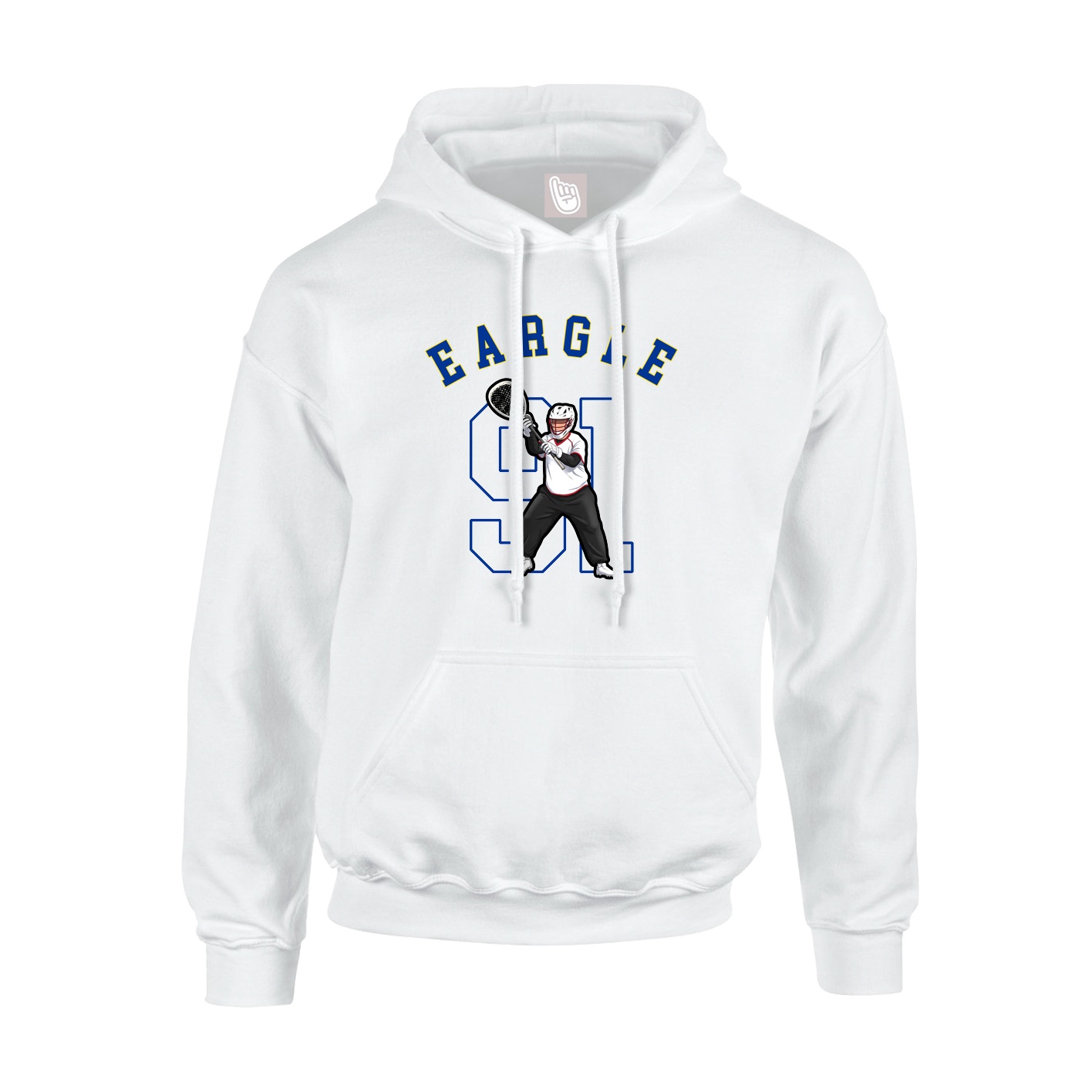 Youth Hoodie — Shirsey Arch in White