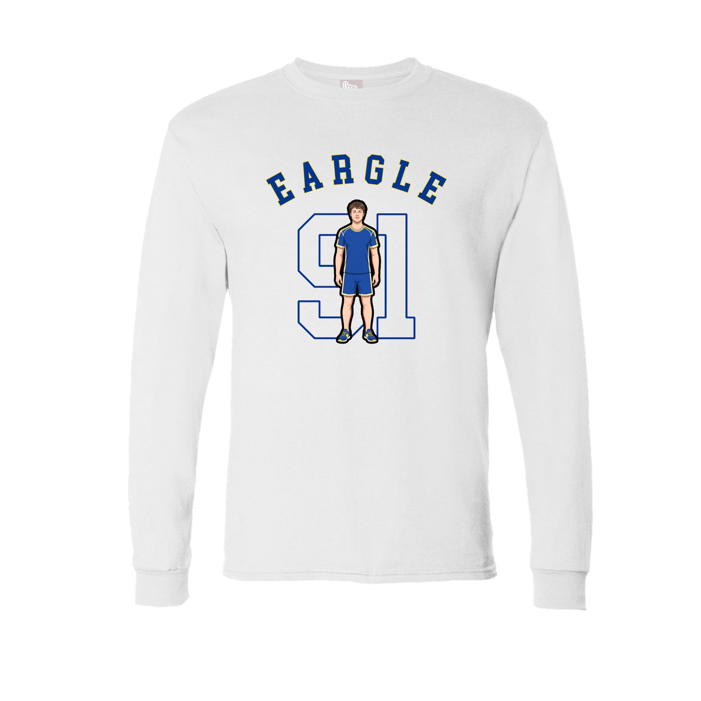 Long Sleeve Tee — Shirsey Arch in White