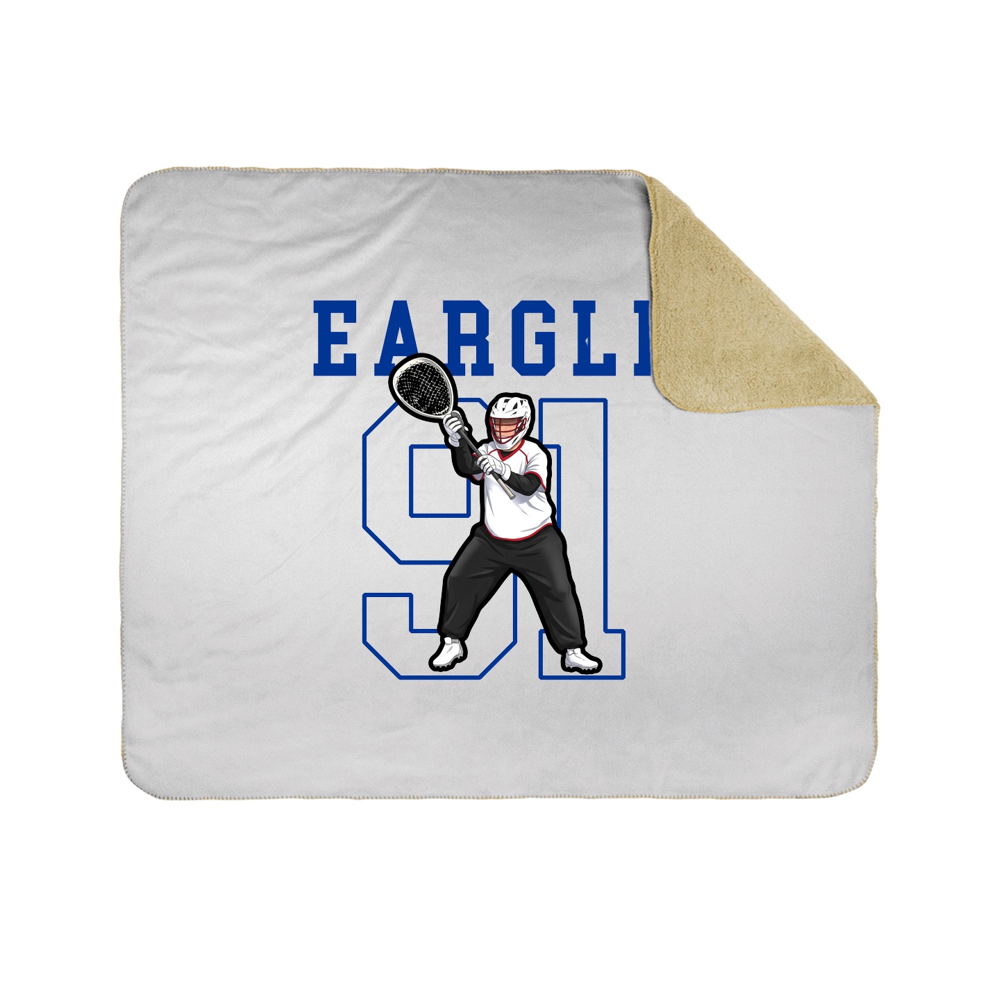 Throw Blanket — Shirsey in White