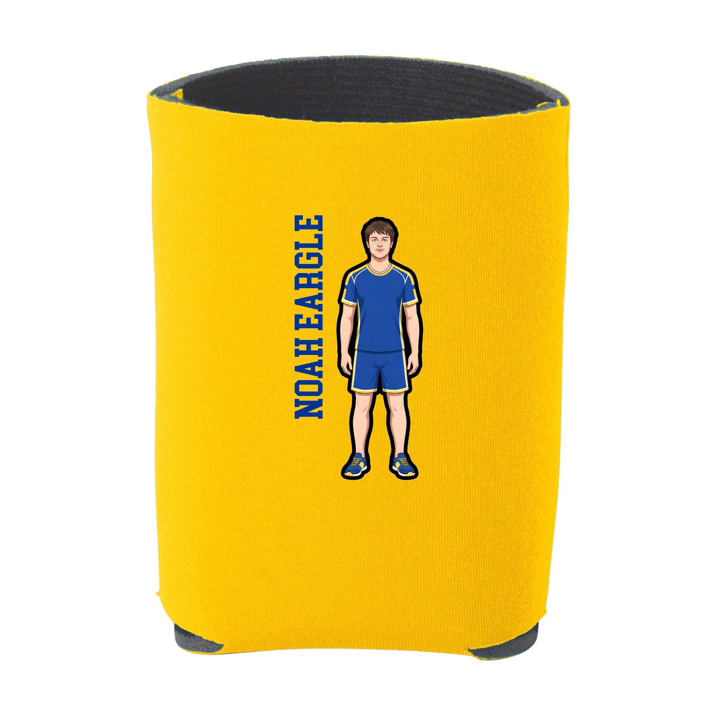 Can Holder — Name Vertical in Yellow