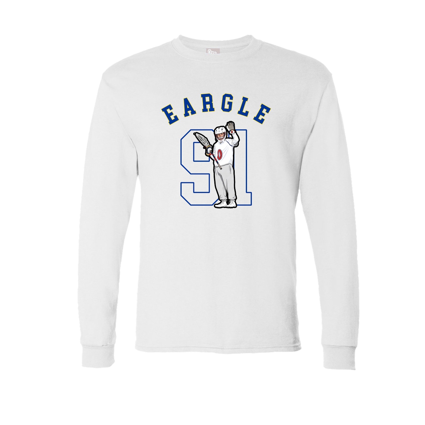 Long Sleeve Tee — Shirsey Arch in White