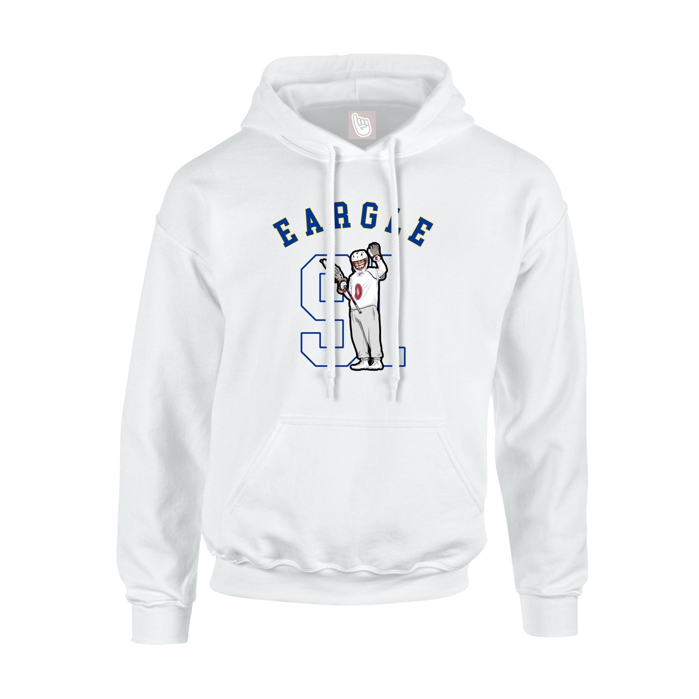 Youth Hoodie — Shirsey Arch in White