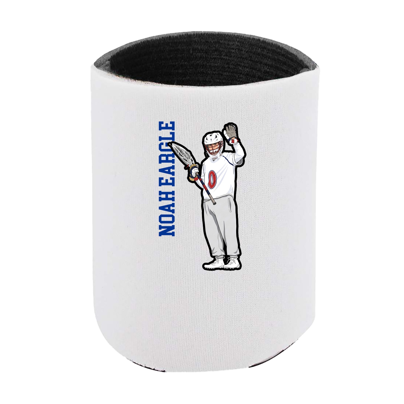 Can Holder — Name Vertical in White