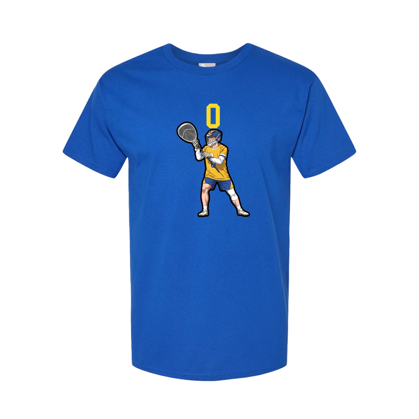 Youth Tee — Number Top in Royal