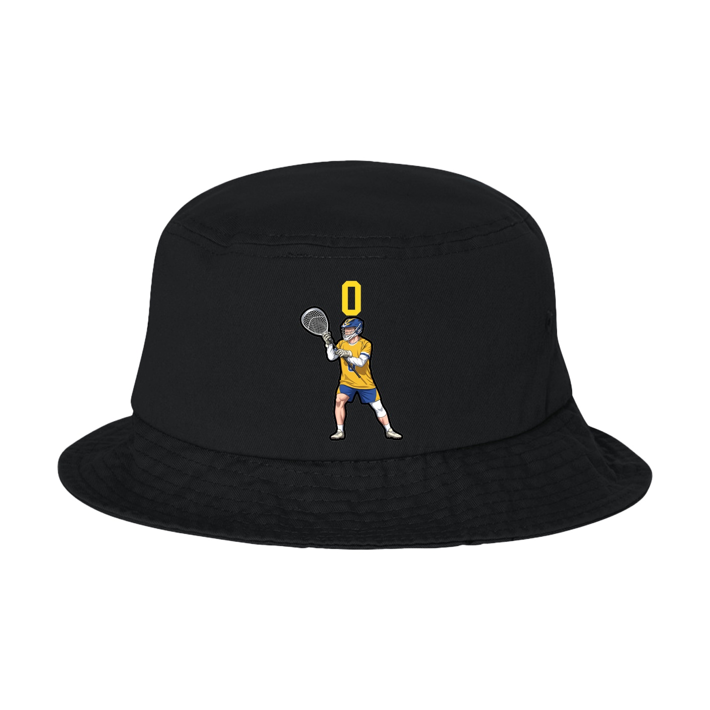 Bucket Cap — Number Top in Black