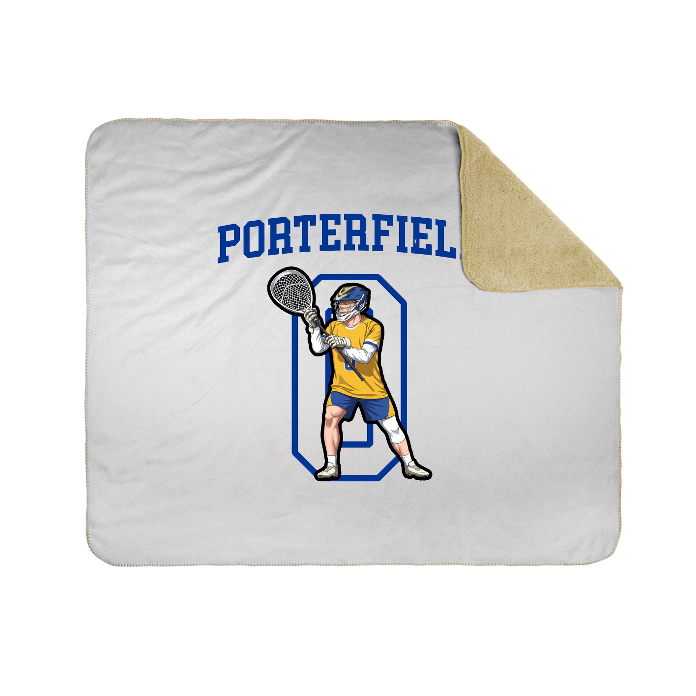 50x60 Sherpa Lined Throw Blanket