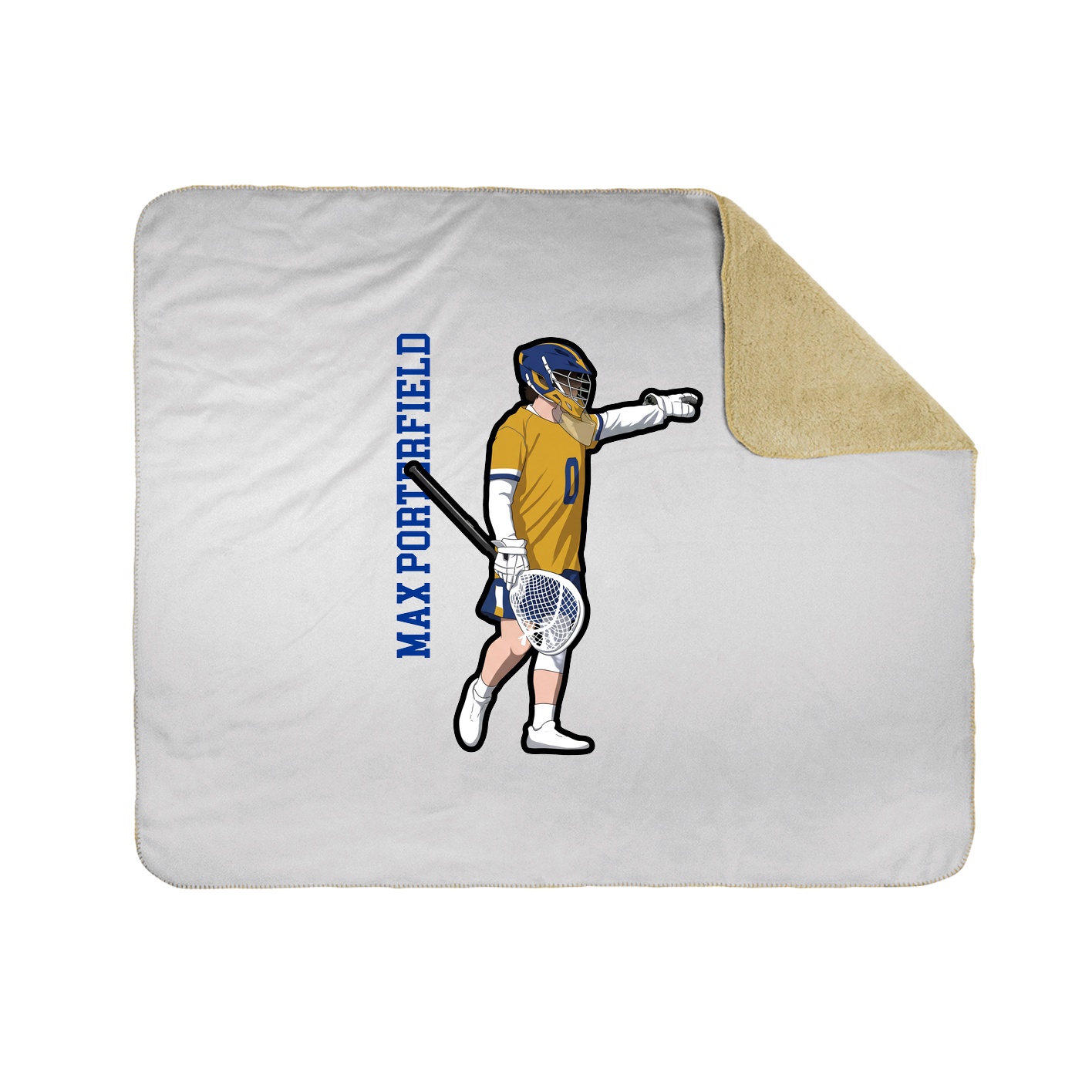 50x60 Sherpa Lined Throw Blanket
