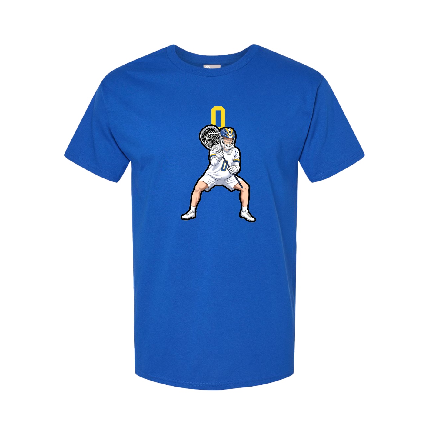 Youth Tee — Number Top in Royal