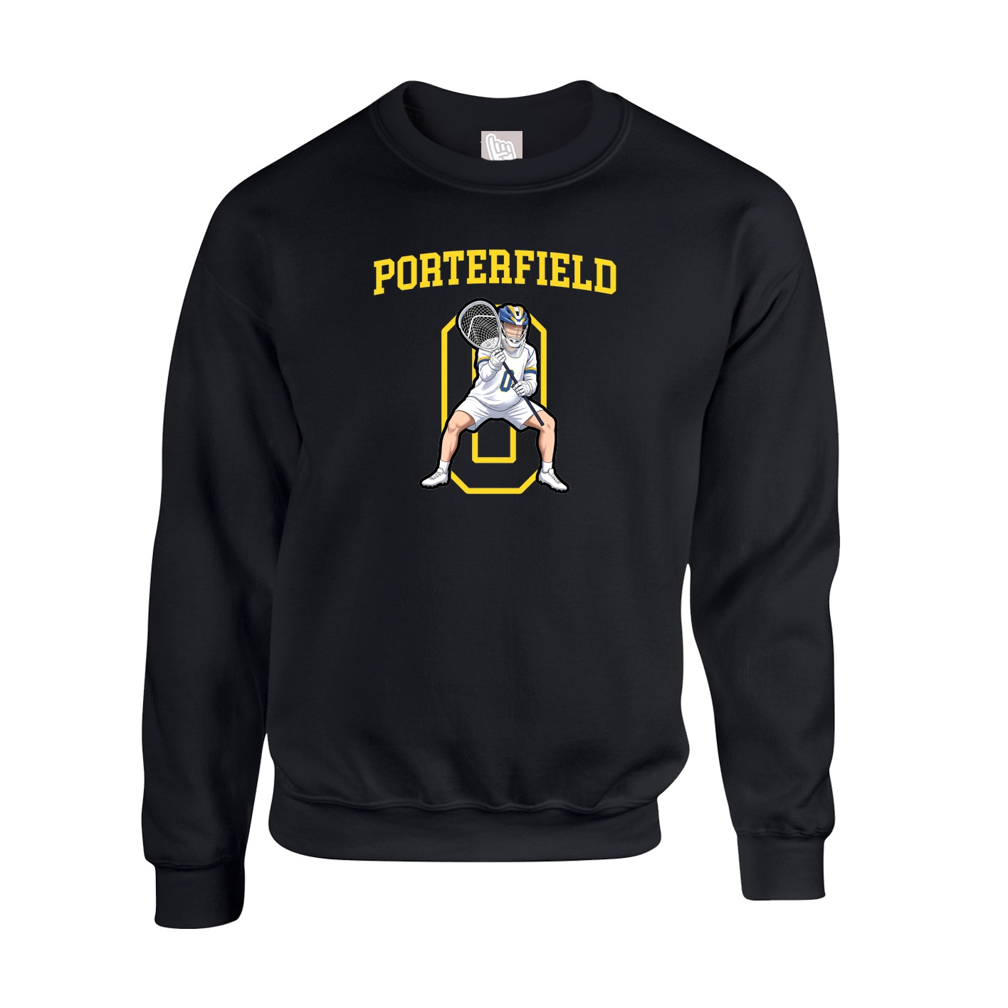 Fleece Crew — Shirsey in Black