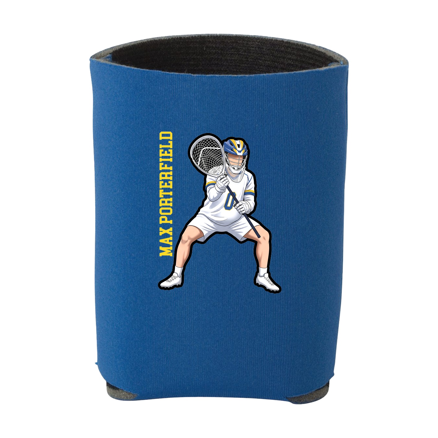 Can Holder — Name Vertical in Royal