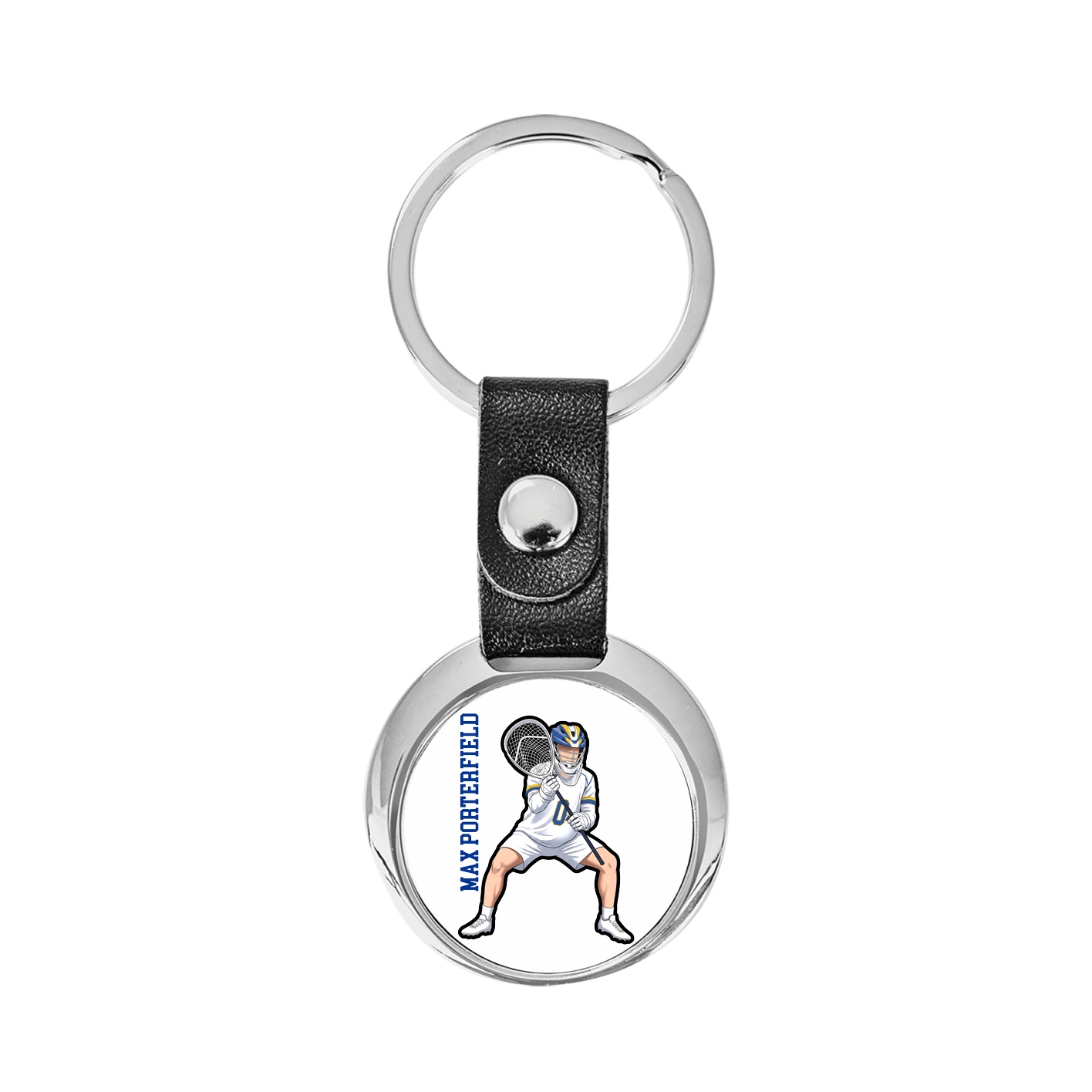 Key Chain — Name Vertical in Classic