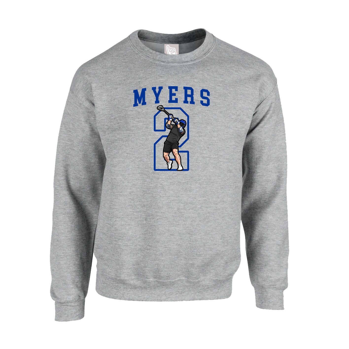 Fleece Crew — Shirsey in Grey