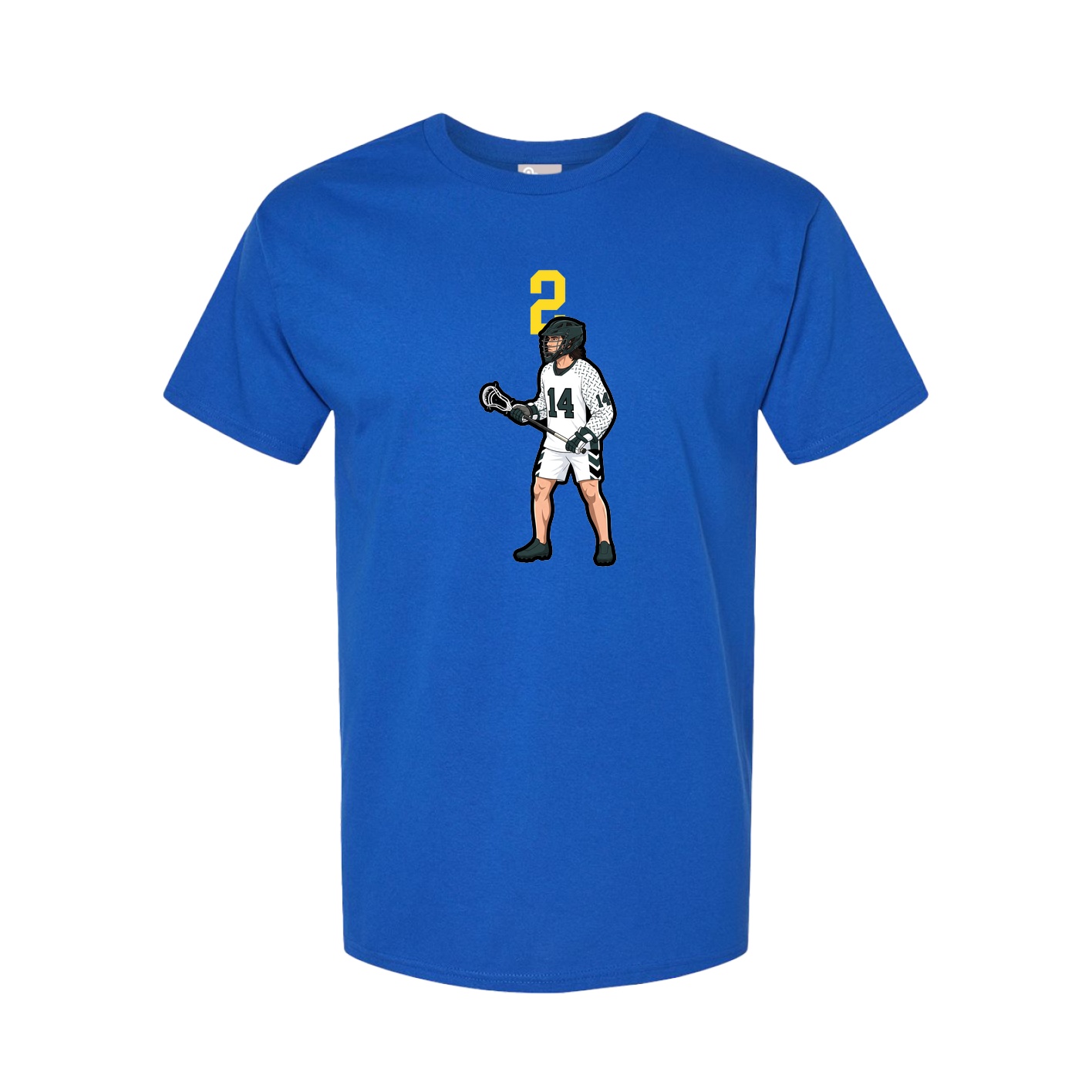 Tee — Number Top in Royal