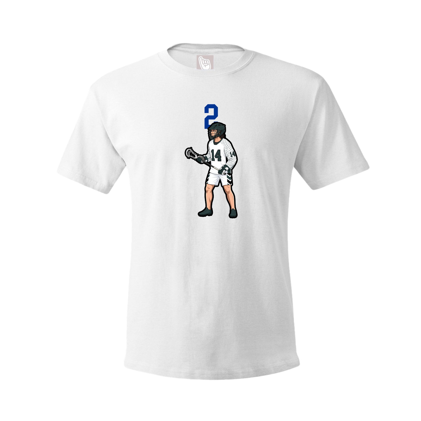 Tee — Number Top in White