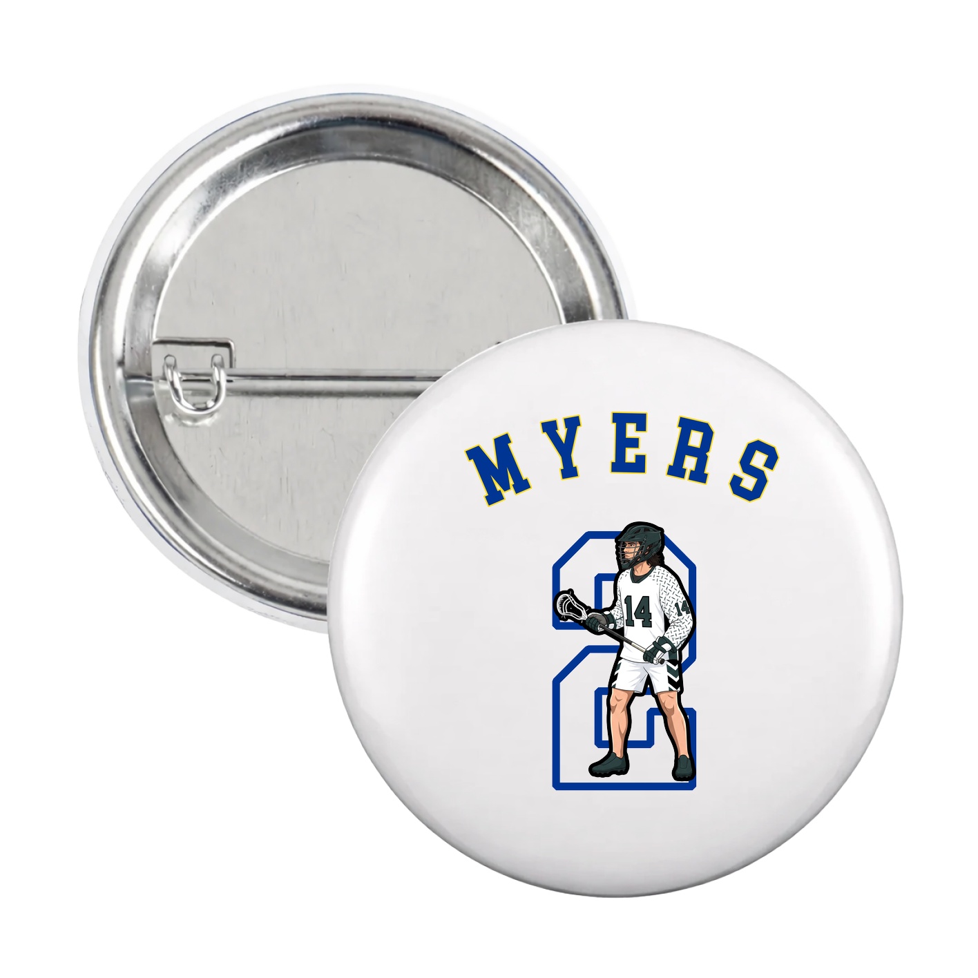 Game Day Button — Shirsey Arch in White