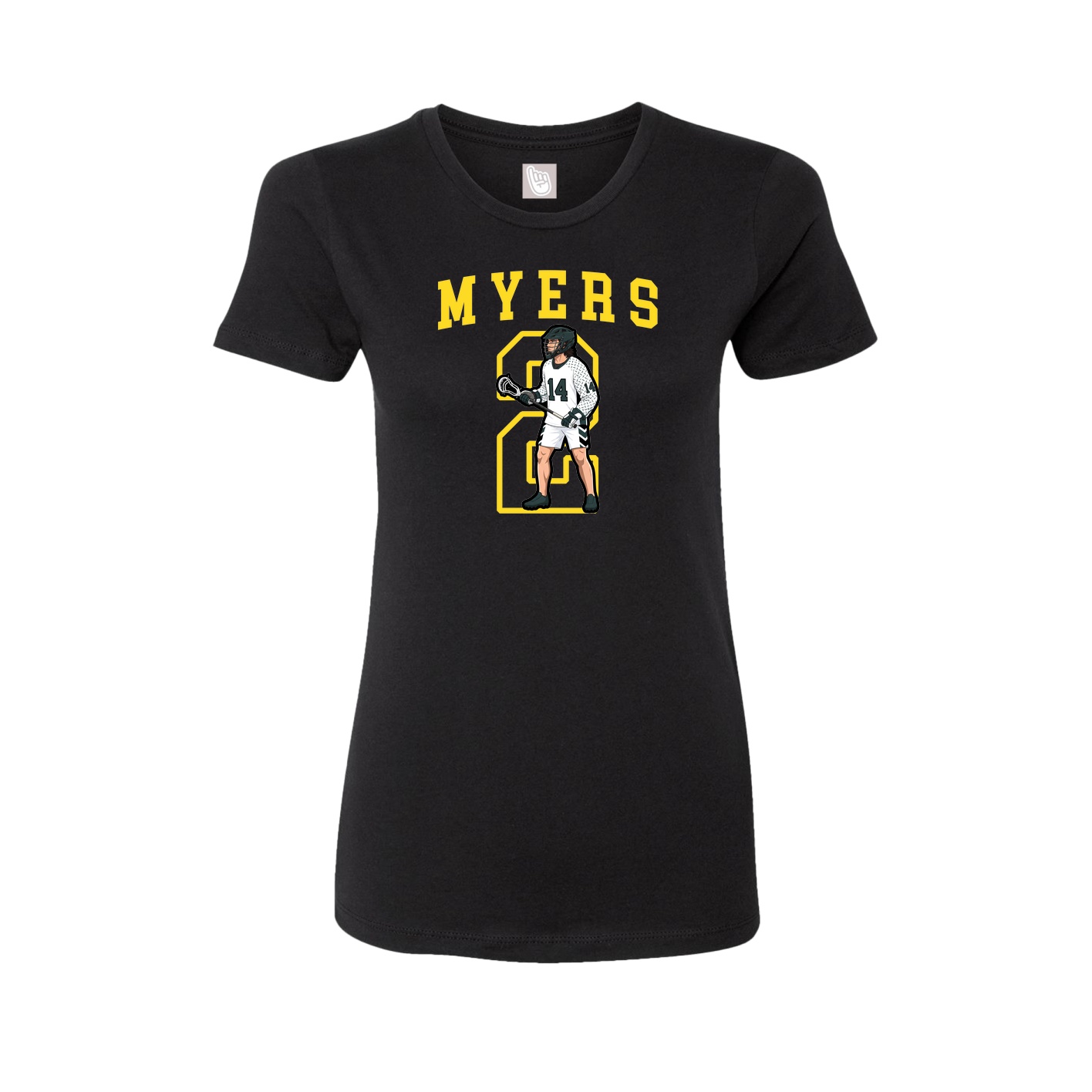 Fitted Women's Tee — Shirsey in Black