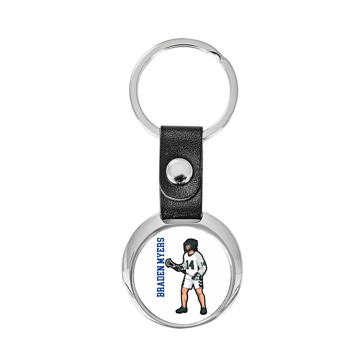 Key Chain — Name Vertical in Classic