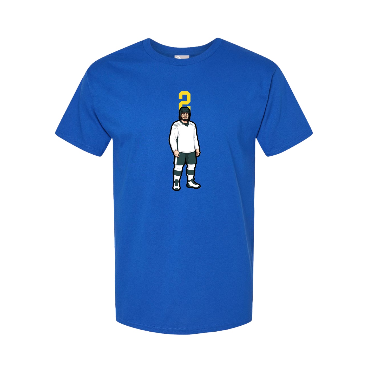 Tee — Number Top in Royal