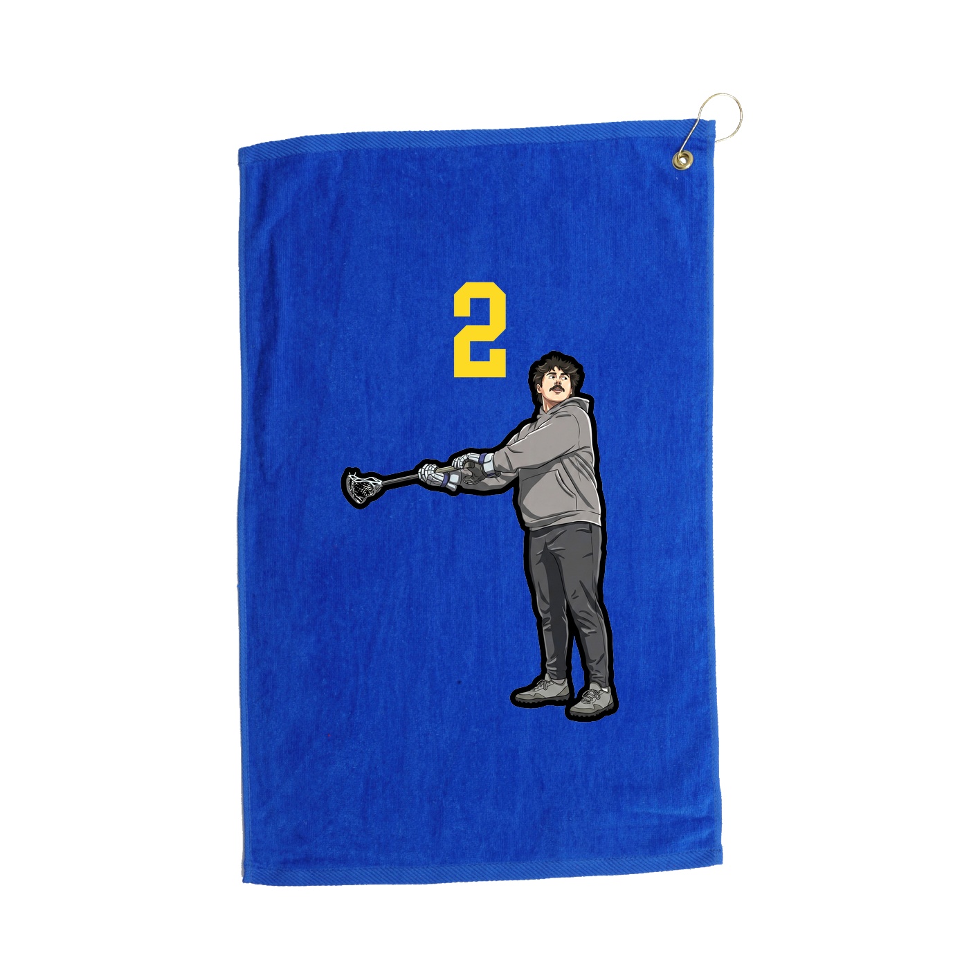 Golf Towel — Number Top in Royal