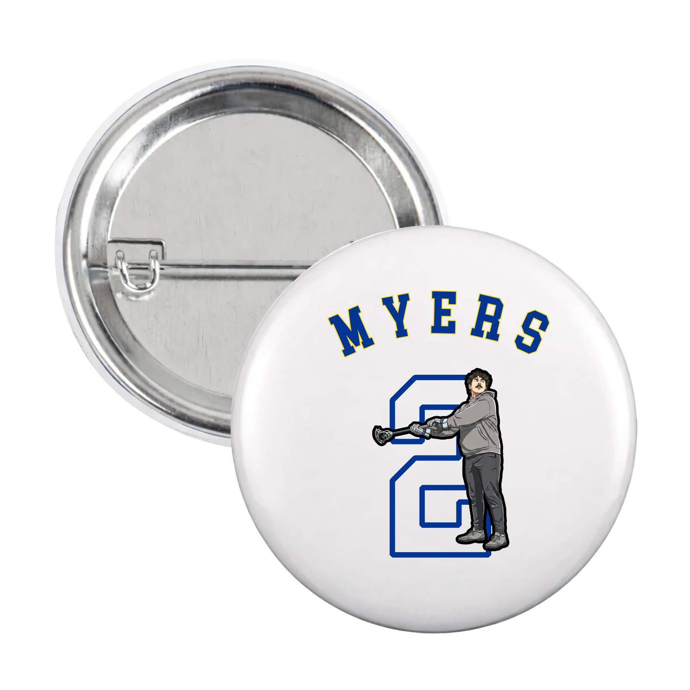 Game Day Button — Shirsey Arch in White