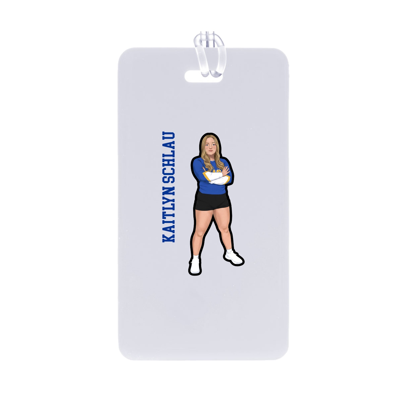 Bag Tag — Name Vertical in Classic