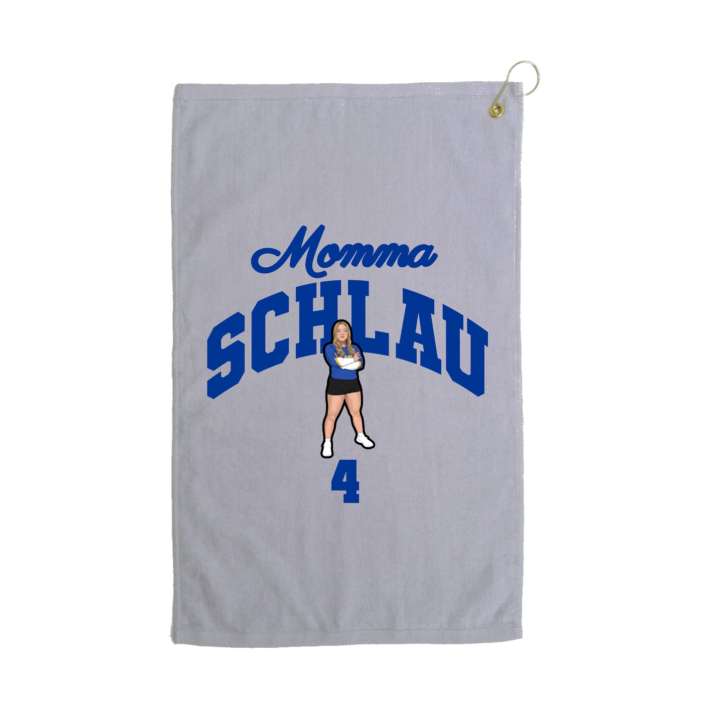 Golf Towel — Mothers Day Arch in Grey