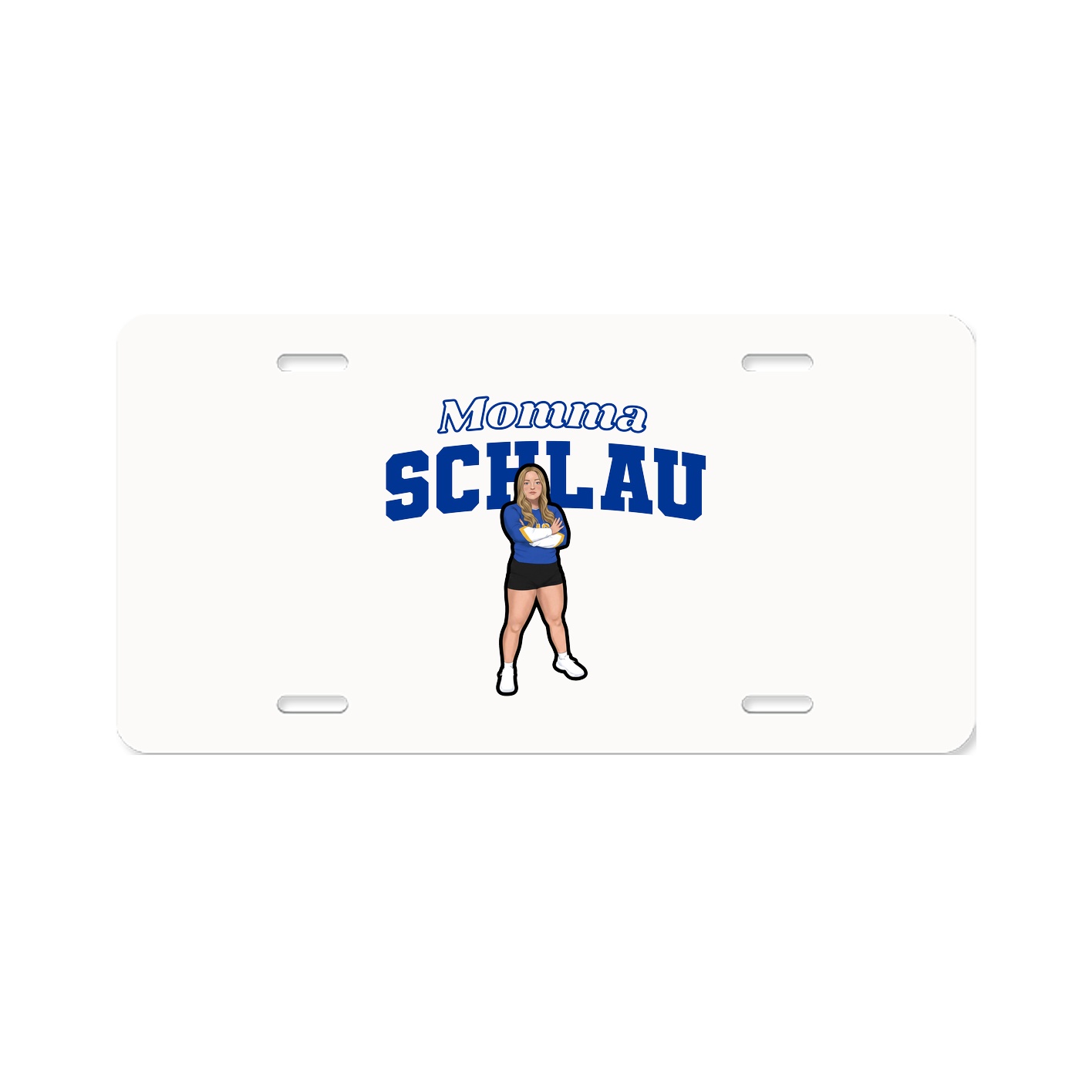 License Plate — Mothers Day Block in Classic