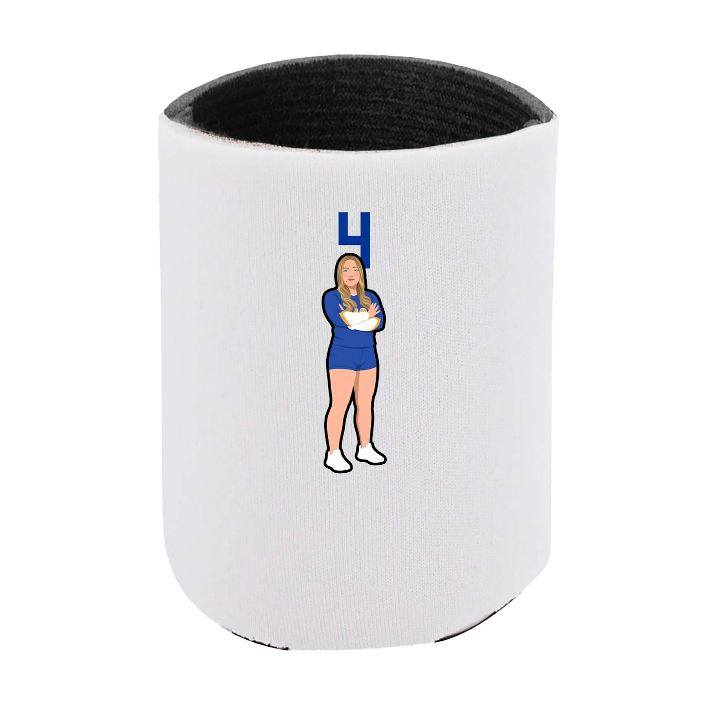 Can Holder — Number Top in White
