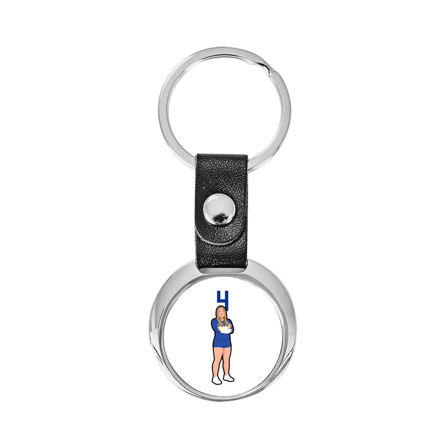 Key Chain — Number Top in Classic
