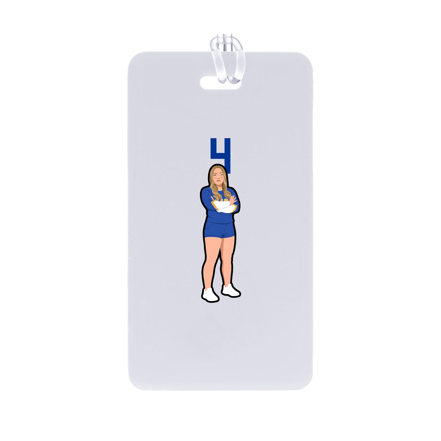 Bag Tag — Number Top in Classic