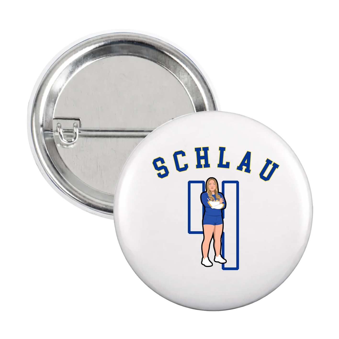 Game Day Button — Shirsey Arch in White
