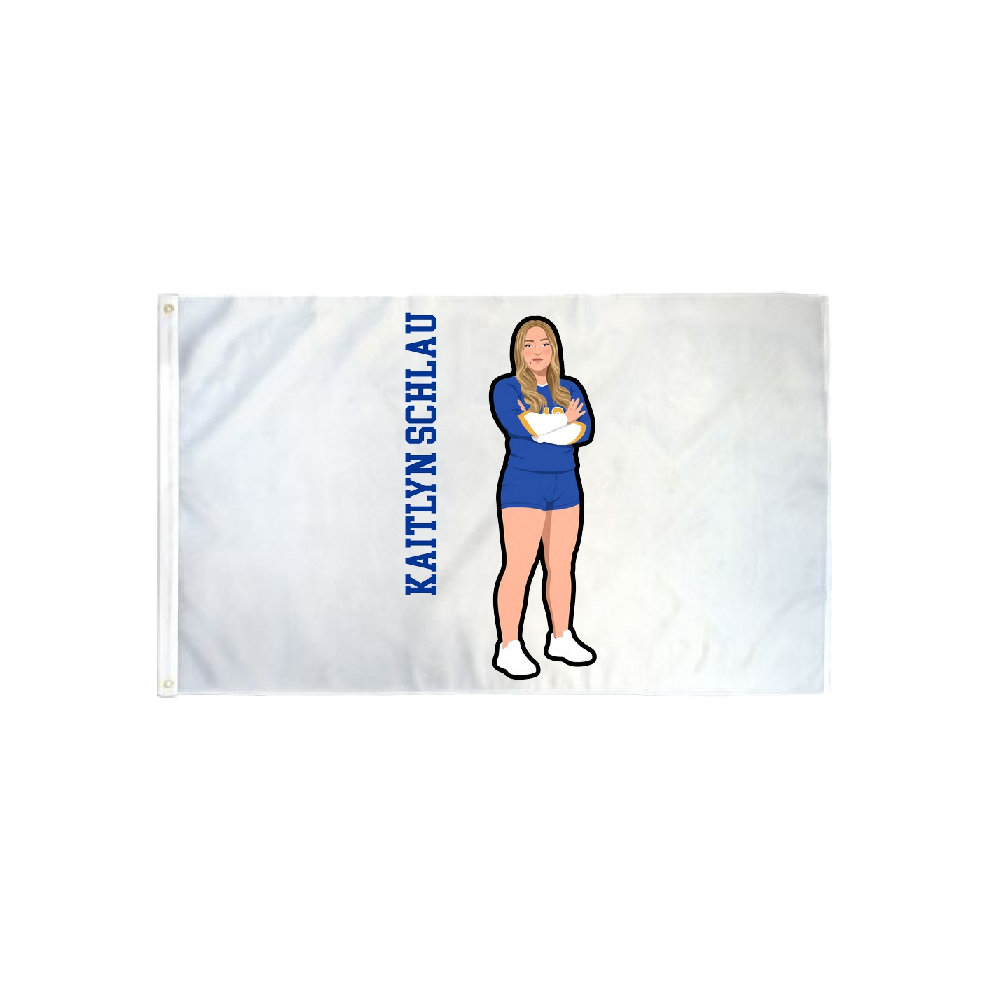 3x5 Flag — Name Vertical in Classic