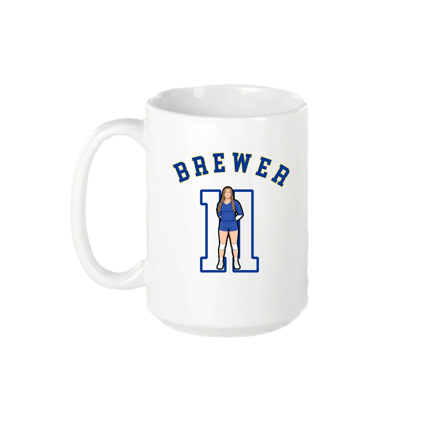 15oz Coffee Mug — Shirsey Arch in White