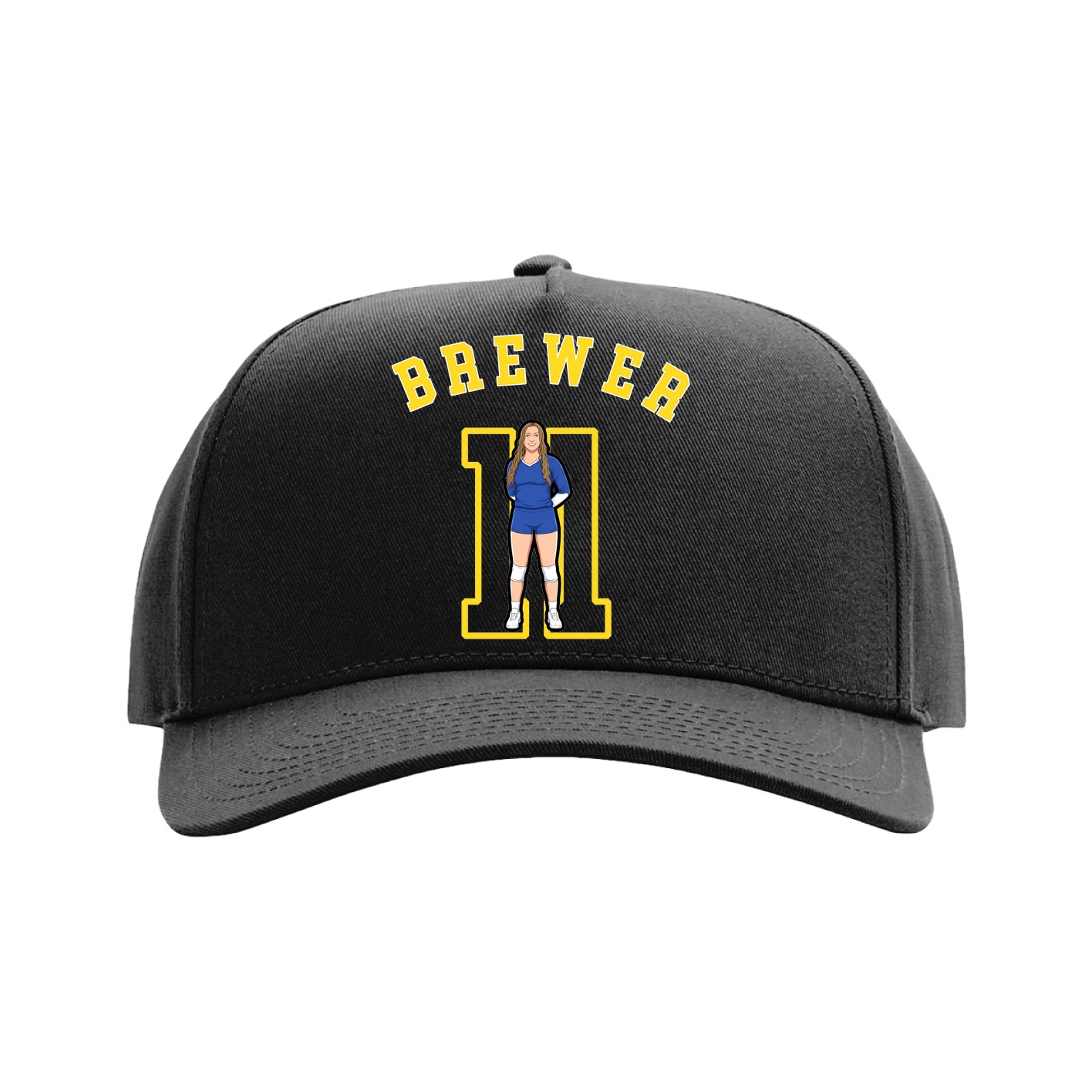 Full Fabric Five-Panel Champ Cap