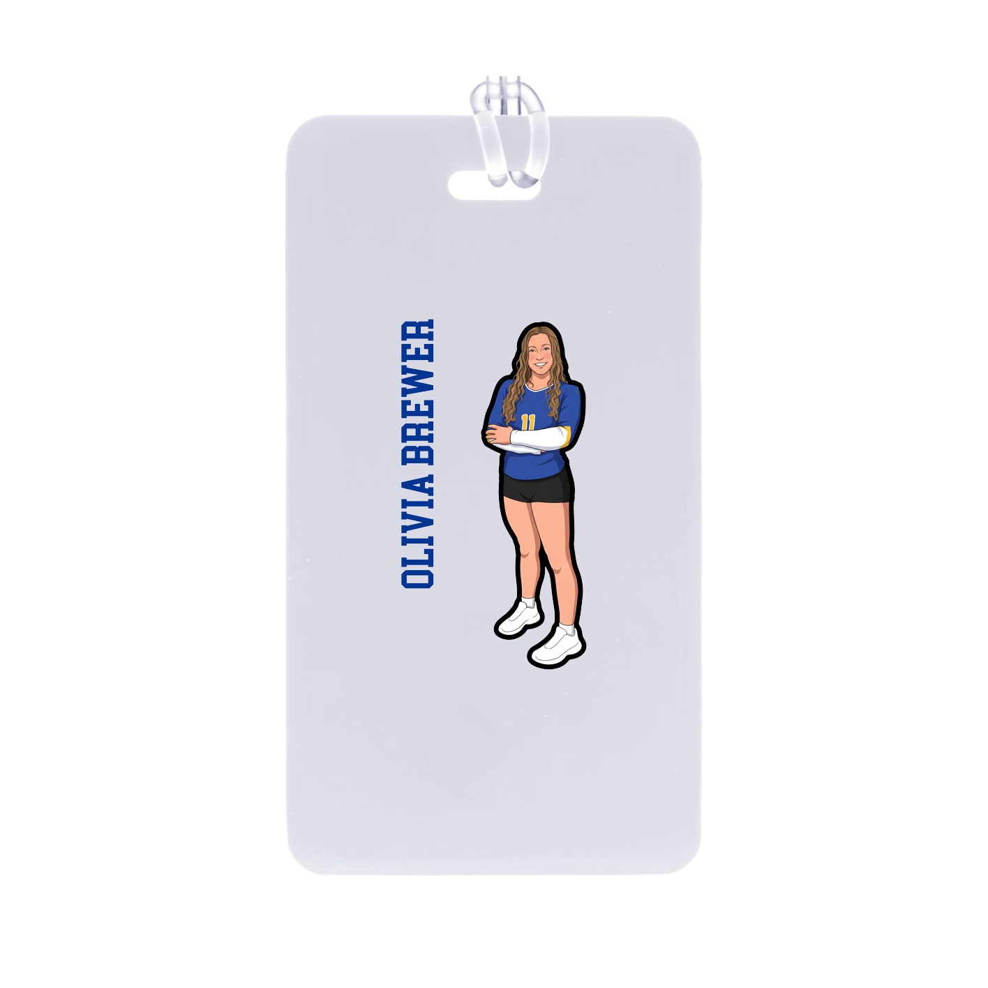 Bag Tag — Name Vertical in Classic